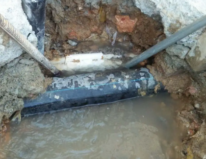青云谱测漏水之水管漏水